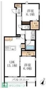 Precious西山元町の間取り画像