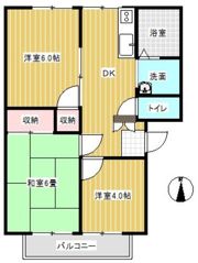 元浜タウンハイツの間取り画像