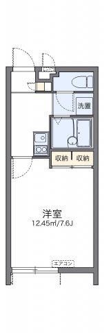 レオパレスシーサイドN与那原の間取り画像