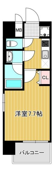 四天王寺レジデンスの間取り画像