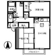 セジュール サライ A棟の間取り画像