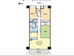 コスモ三滝本町の間取り画像