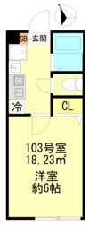 ガーデン一之江の間取り画像
