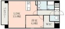 エテルナ水前寺の間取り画像