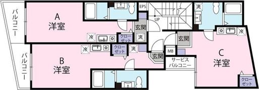 リタ十条の間取り画像