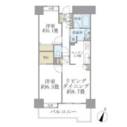 グランフラッツ北千住の間取り画像