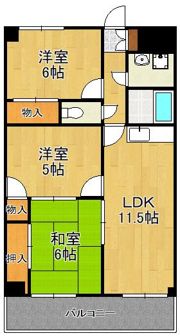 ギャラン中井の間取り画像