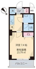 南海サザンコート行徳の間取り画像