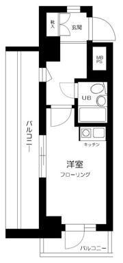 ライオンズマンション横浜伊勢佐木町の間取り画像
