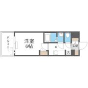 プレサンス京橋GREEN YARDアルミラの間取り画像