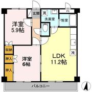 コンフォールパレスの間取り画像