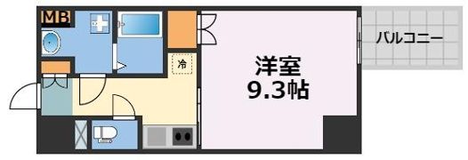 クレアート難波南の間取り画像