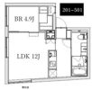 Tokiwadai254の間取り画像