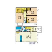 フローラルヒルズ鳶尾D棟の間取り画像