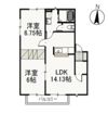 ベリーオーライ Bの間取り画像