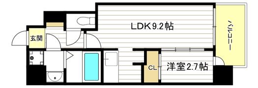 ミラージュパレス都島本通の間取り画像