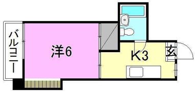 メゾン北斗の間取り画像