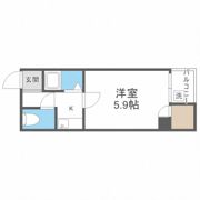 サウスゲート北堀江の間取り画像