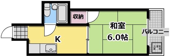 エレガンス大枝の間取り画像