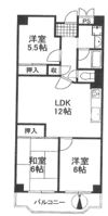 日興千里台スカイタウンB棟の間取り画像