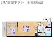 CAREL浜野Bの間取り画像