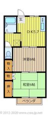 ロイヤルハイツD棟の間取り画像