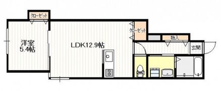 ギア2佐方の間取り画像