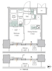 ワンルーフレジデンス板橋大山の間取り画像