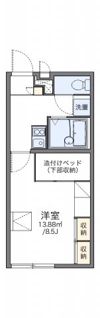 レオパレスフォルティシモの間取り画像