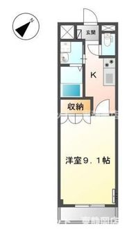 ドルフィン柚木の間取り画像
