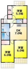 サンキャッスル2の間取り画像