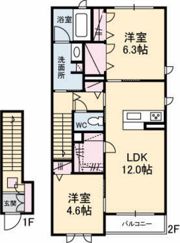 フリューリングタークの間取り画像