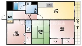 セレーナ笠山の間取り画像