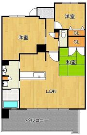 サンパーク黒崎中央イクシア 304号室の間取り画像