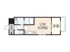 セブンプロート江波東の間取り画像