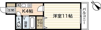 WIDE ONE KAWAIの間取り画像