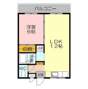 レックハウス ナガトウ C棟の間取り画像