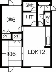 クリエール大町の間取り画像