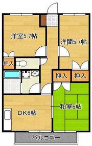 Curum直方の間取り画像
