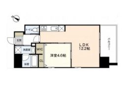 JRBハイツ岡山の間取り画像
