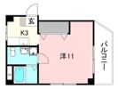 BLESS松山南の間取り画像
