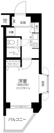ダイヤモンドスクエア桜台Ⅰの間取り画像