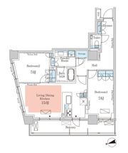 パークアクシス元麻布の間取り画像