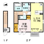 リシェス・オカザキⅥの間取り画像