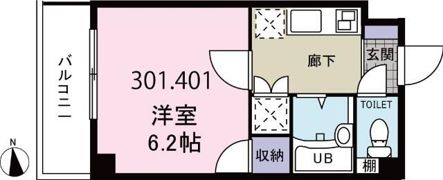 KT三光マンションの間取り画像