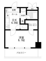 フルグラール池袋の間取り画像