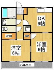ハウスサングリーンの間取り画像