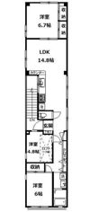 ルミネンス天王町の間取り画像