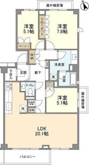 PATH世田谷下馬の間取り画像