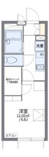 レオパレスアピラの間取り画像